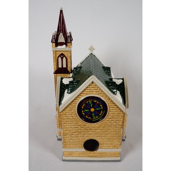 Department 56 Mount Olivet Church Snow Village Lighted House #54429 Building - Picture 5 of 9
